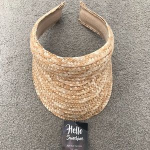Straw visor